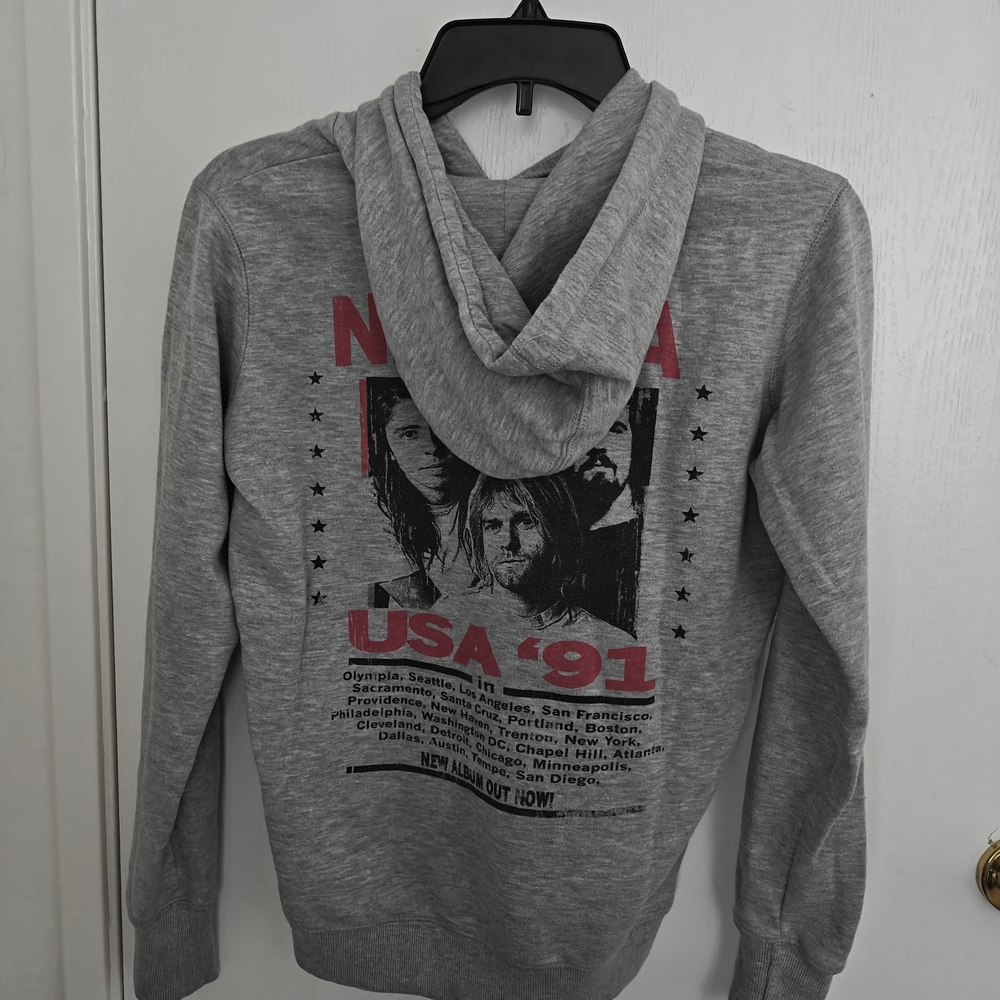 Gray Graphic Hoodie